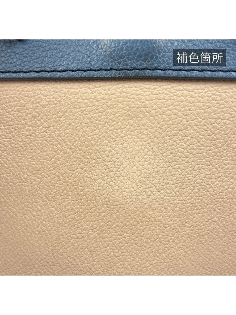 Louis Vuitton Lockme Backpack Mini Leather Blue Jean